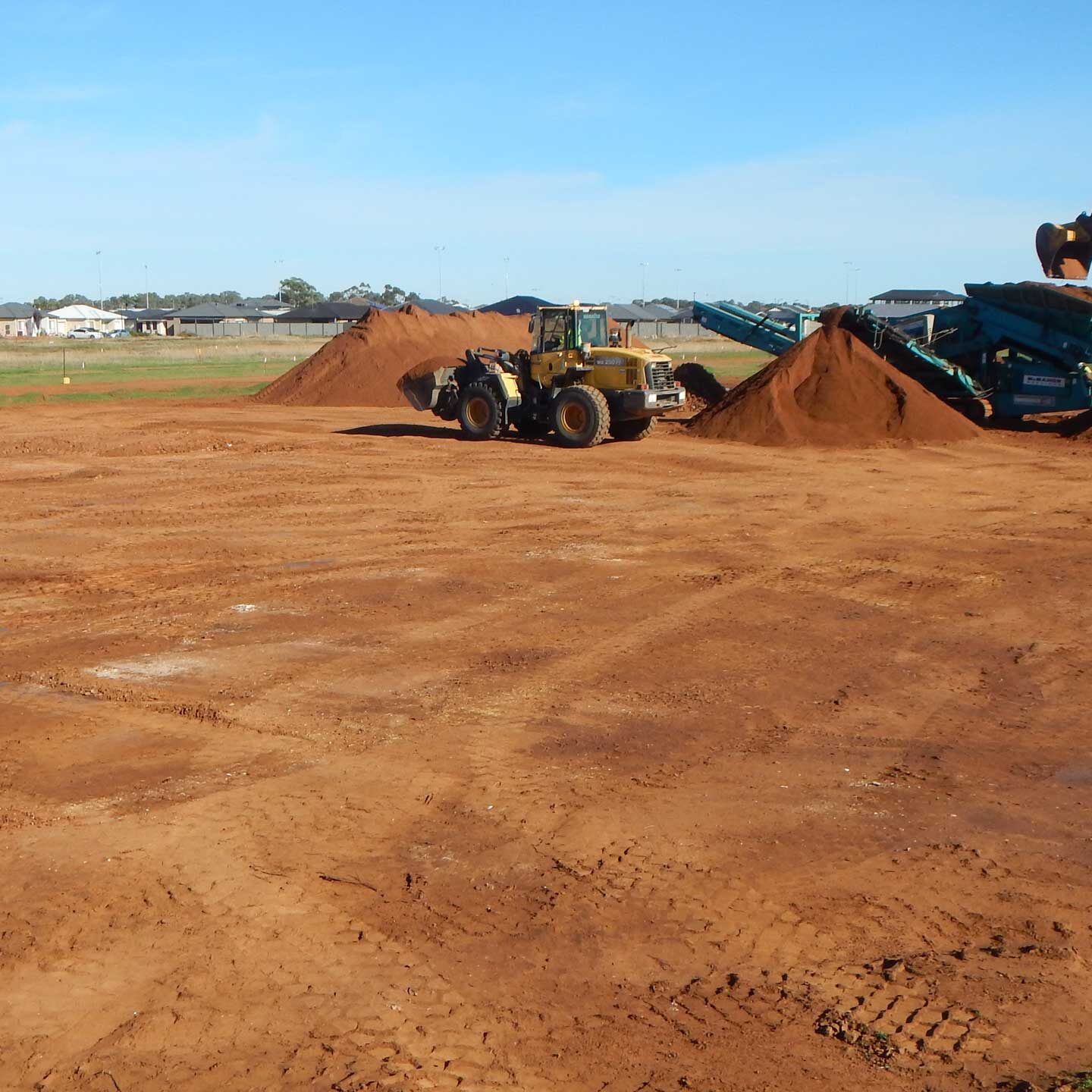 Soil remediation in progress after Asbestos inspection and assessment - Adelaide